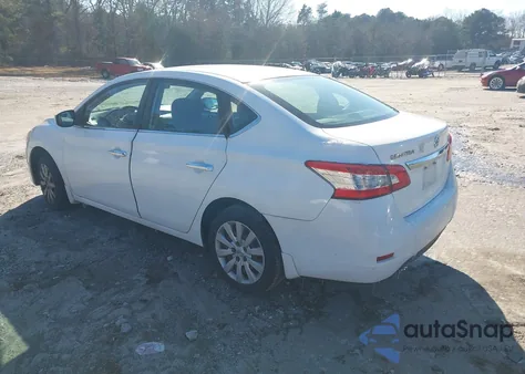 2015 Nissan Sentra S из США, поврежденный, VIN 3N1AB7AP2FY314785